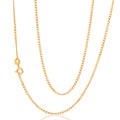 9ct Yellow Gold 60cm 40 Gauge Curb Chain