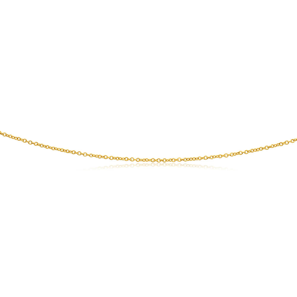 9ct Superb Yellow Gold Silver Filled Belcher Chain