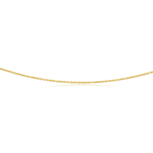 9ct Superb Yellow Gold Silver Filled Belcher Chain